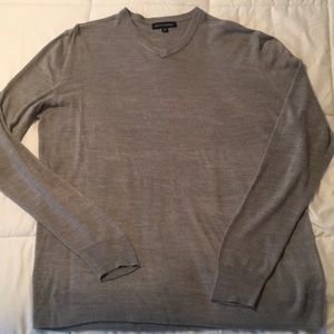 Tricots St Raphael Grey XXL V Neck Mens Sweater